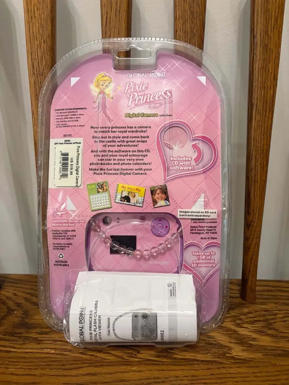 Global Point Products Pixie Princess Digital Camera with Flash